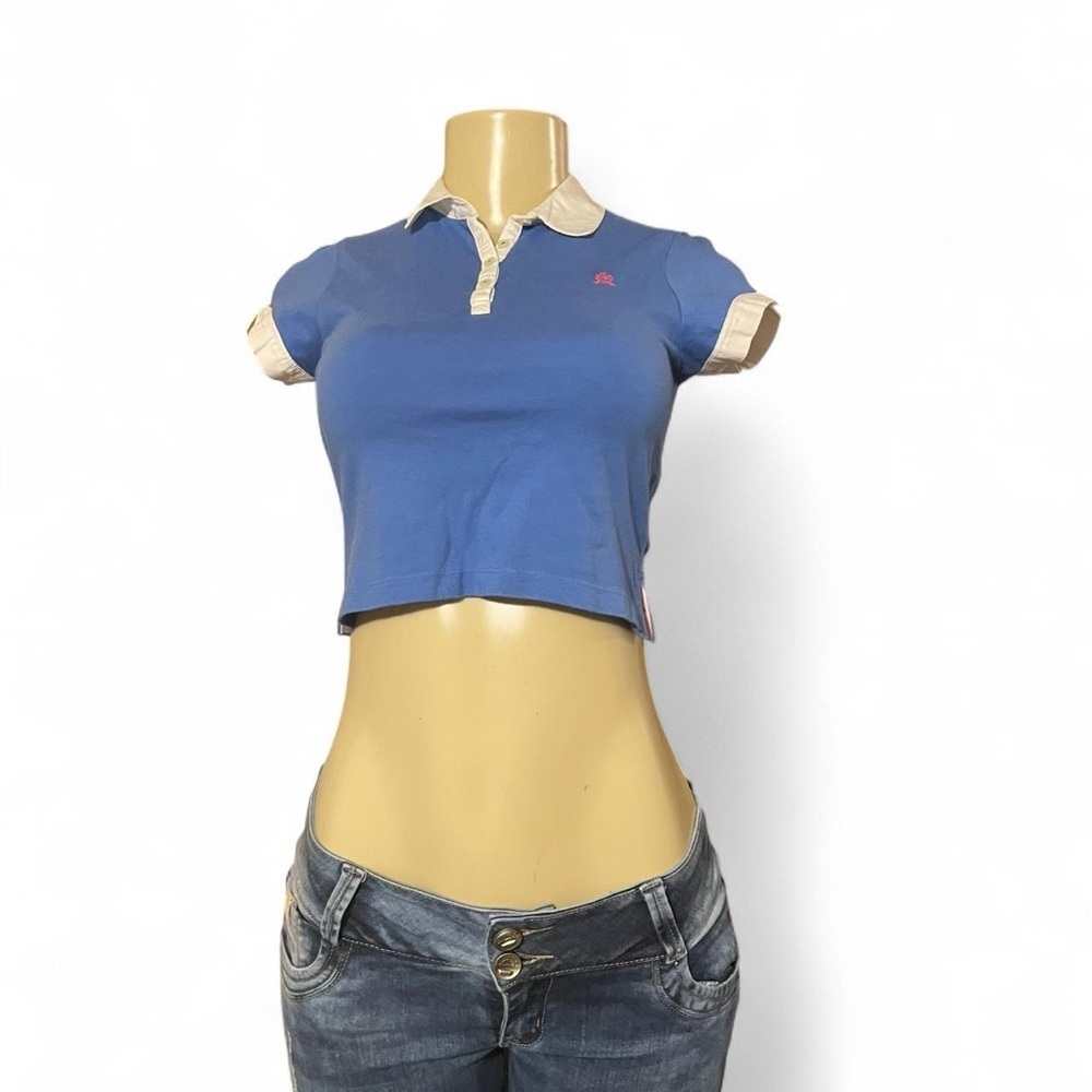 Tommy Hilfiger Blue Crop Top